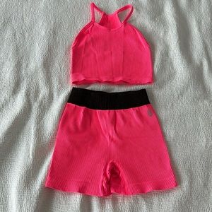 Free People Movement Hot Pink Set 🩷